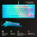 SteelSeries Apex 3 TKL RGB Suya ve Toza Dayanıklı Türkçe Gaming Klavye – Mavi