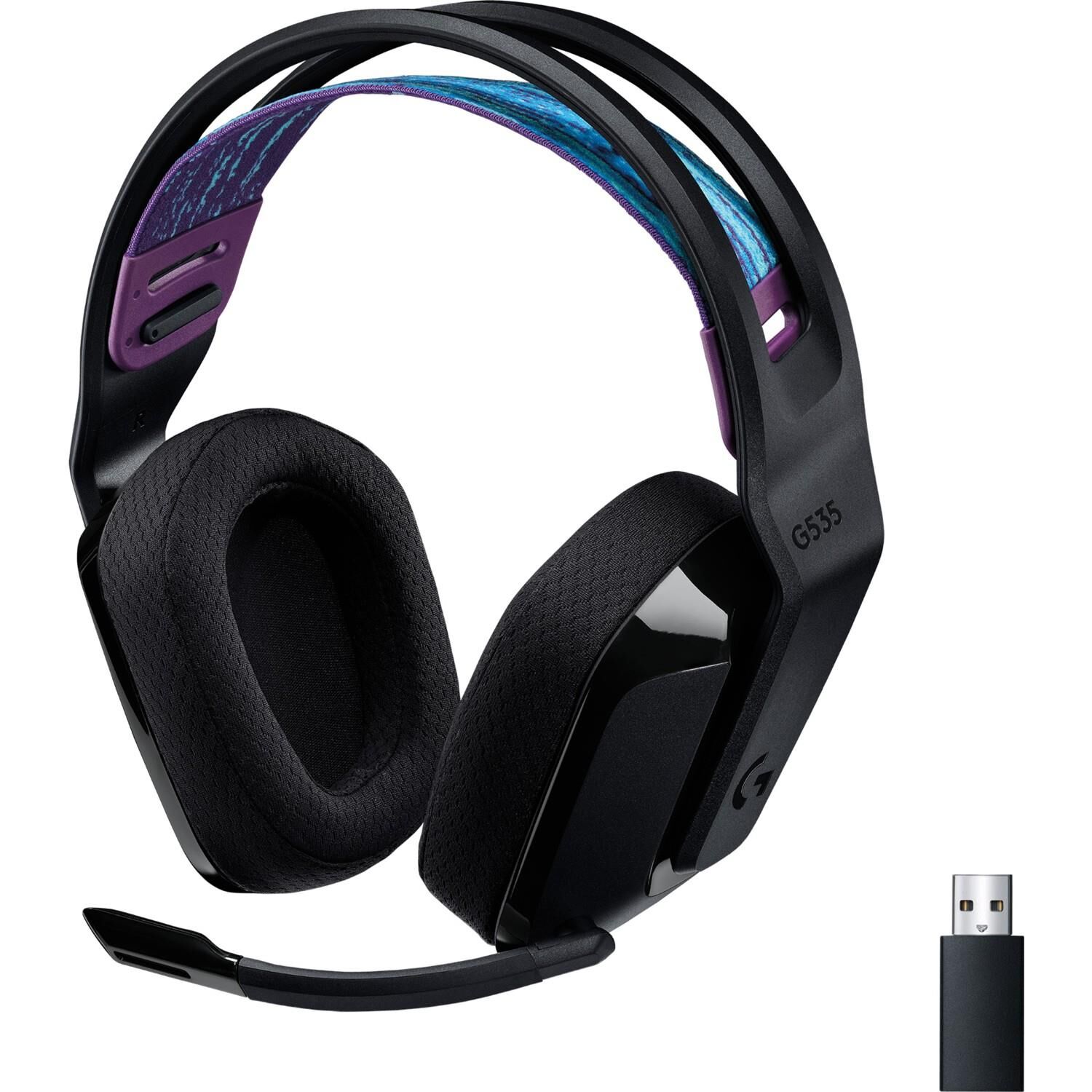 Logitech G535 Lıghtspeed Kablosuz Mikrofonlu Oyuncu Kulaklığı - Siyah