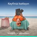 Logitech Flip Folio iPad Pro 13 inç (M4), iPad Air 13 inç (M2 ve M3) ile Uyumlu Türkçe Klavyeli Tablet Kılıfı, Siyah