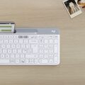 Logitech K580 Ultra Ince Çoklu Cihaz Özellikli Türkçe Bluetooth Klavye - Beyaz