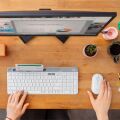 Logitech K580 Ultra Ince Çoklu Cihaz Özellikli Türkçe Bluetooth Klavye - Beyaz