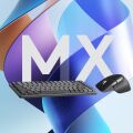 Logitech MX Mechanical Kablosuz Mini Mekanik Klavye, Aydınlatmalı, Dokunmatik Sessiz Tuşlar, İngilizce Q - Gri + MX Master 3S  Kablosuz Mouse - Siyah
