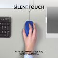 Logitech M110 Sessiz Tam Boyutlu Kablolu Usb-A Bağlantılı Optik Mouse - Mavi