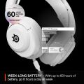 SteelSeries Arctis Nova 5P Wireless ve Bluetooth PS ve PC Kablosuz Oyuncu Kulaklığı - Beyaz