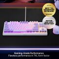 SteelSeries Apex 3 TKL RGB Suya ve Toza Dayanıklı Türkçe Gaming Klavye – Amethyst