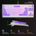 SteelSeries Apex 3 TKL RGB Suya ve Toza Dayanıklı Türkçe Gaming Klavye – Amethyst