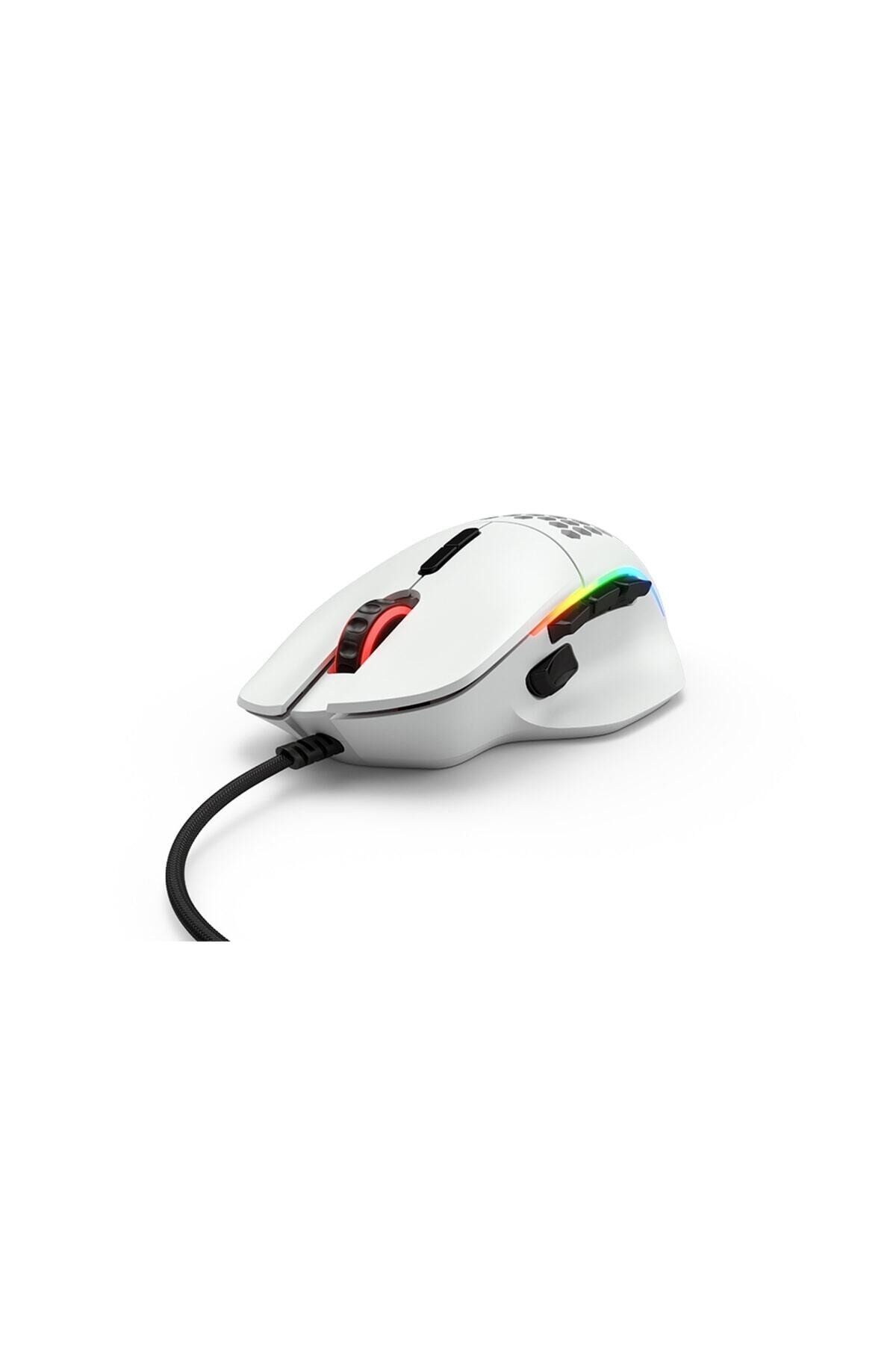Glorious Model I Kablolu RGB Oyuncu Mouse - Mat Beyaz