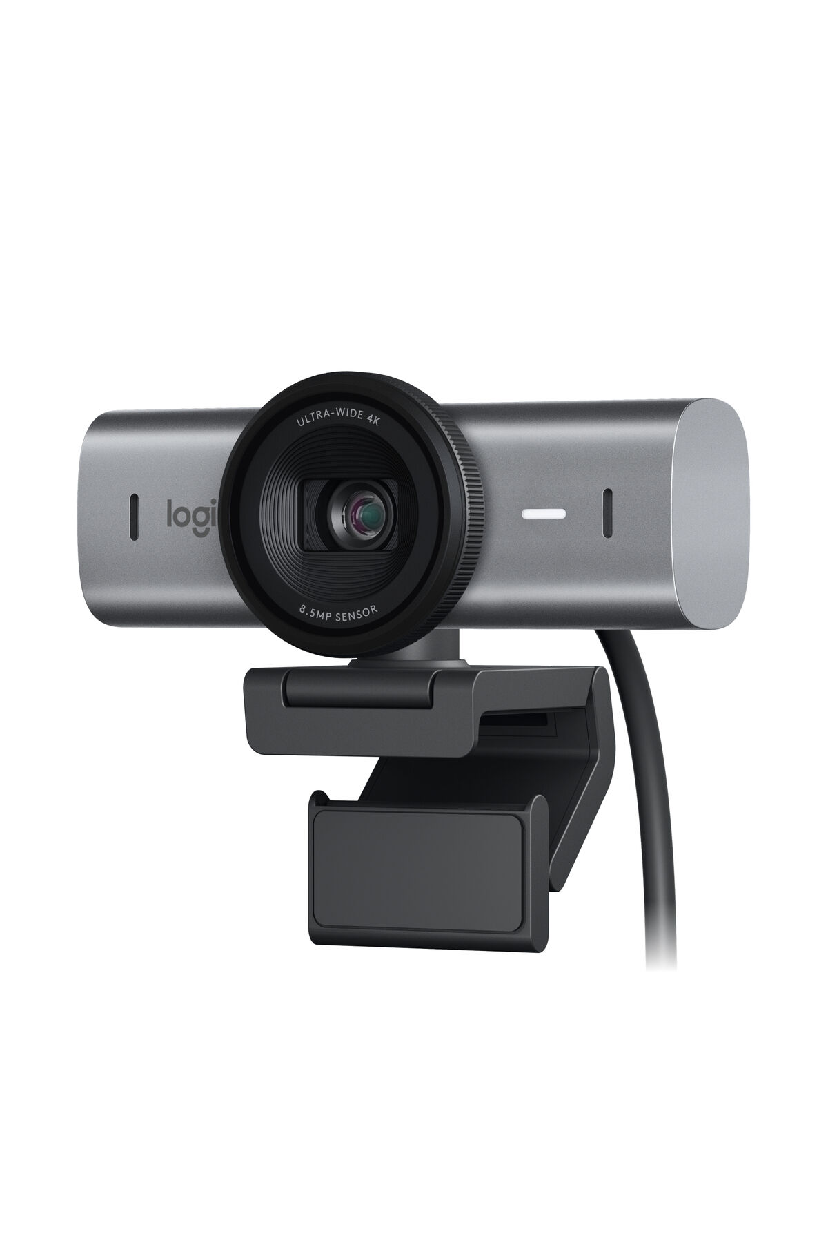 Logitech MX BRIO Ultra HD 4K Gizlilik Kapaklı ve Mikrofonlu Yayın Web Kamerası - Koyu Gri