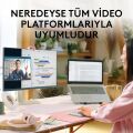 Logitech Brio 100 Full HD 1080p Gizlilik Kapaklı Mikrofonlu Web Kamerası - Pembe