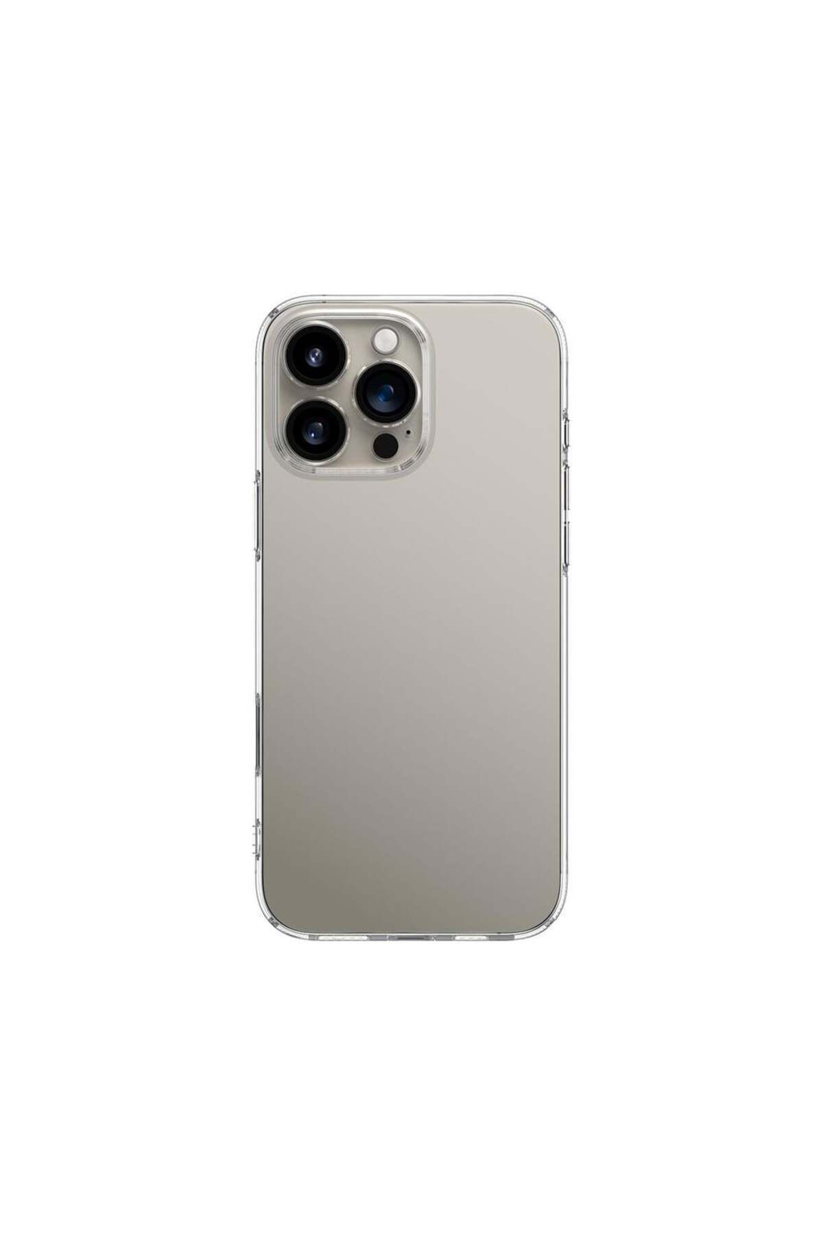 Baseus Simple Serisi Telefon Kılıfı ve Lens Koruyucu iPhone 16 Plus - Şeffaf