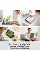 Logitech Folio Touch iPad Air 4. ve 5. Nesil ile Uyumlu Aydınlatmalı Klavyeli Kılıf - İngilizce