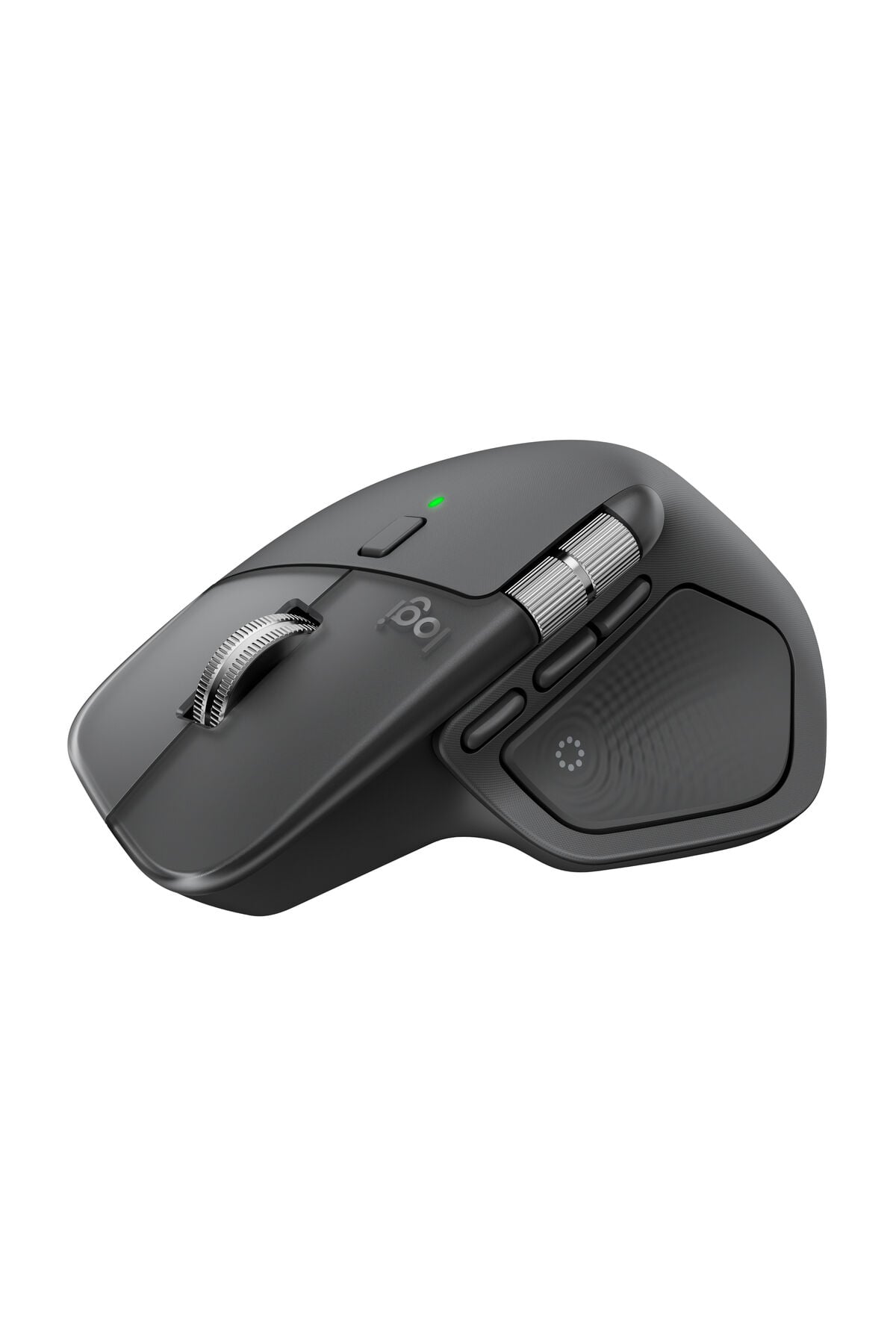 Logitech MX Master 4 Dokunsal Geri Bildirimli 8000 DPI Sessiz Kablosuz Bluetooth Mouse - Koyu Gri