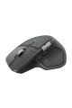 Logitech MX Master 4 Dokunsal Geri Bildirimli 8000 DPI Sessiz Kablosuz Bluetooth Mouse - Koyu Gri