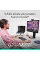 Logitech MX Master 4 Dokunsal Geri Bildirimli 8000 DPI Sessiz Kablosuz Bluetooth Mouse - Koyu Gri
