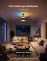 Govee RGBWW+RGBICWW Aydınlatmalı Tavan Pervanesi