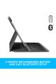 Logitech Slim Folio Pro iPad Pro 11 inç 1. 2. 3. 4. Nesil Uyumlu Aydınlatmalı Klavyeli Kılıf -İngilizce