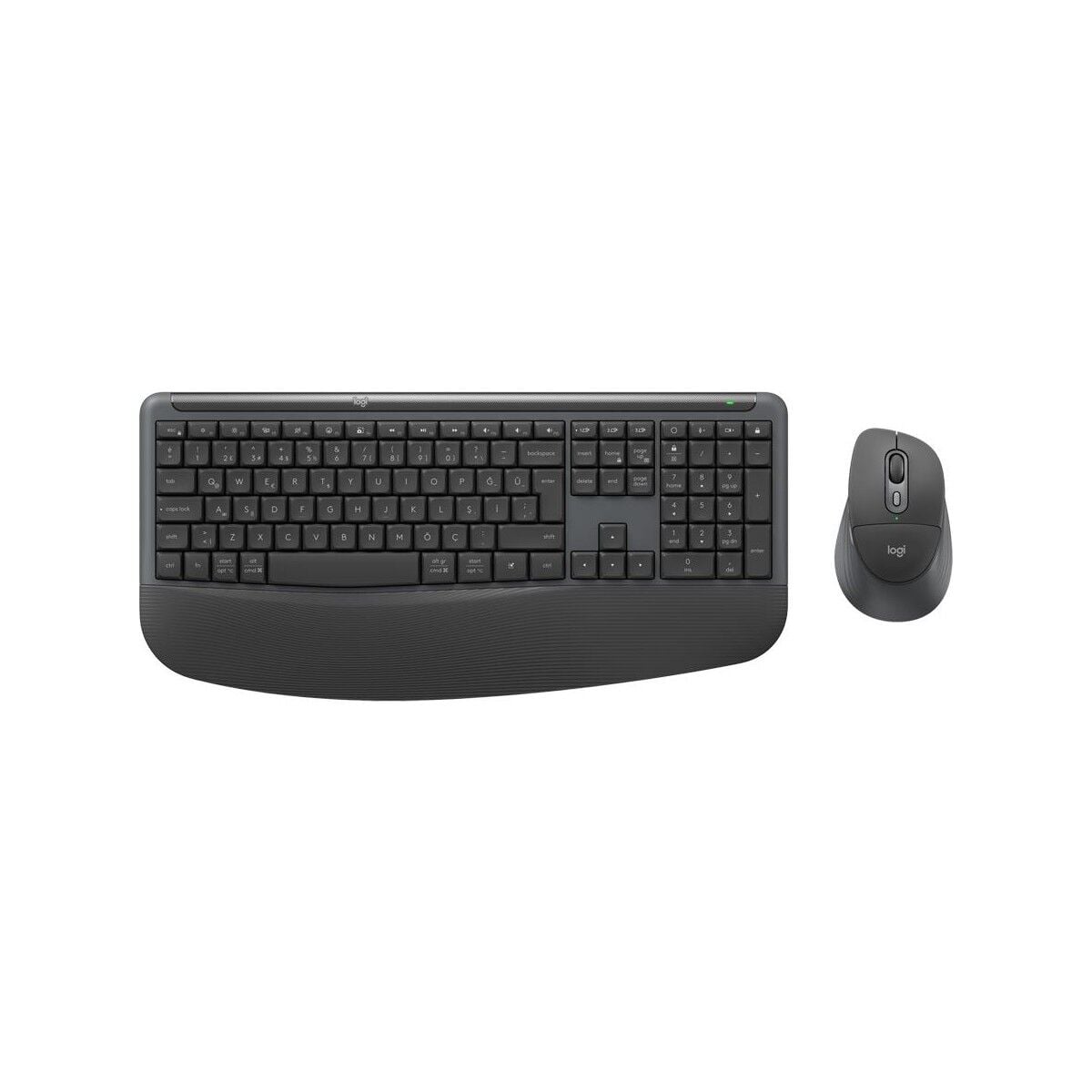 Logitech MK880 Signature Comfort Plus Türkçe Klavye ve Mouse Seti - Siyah