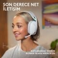 Logitech G321 Lightspeed Bluetooth Kablosuz Hafif Konforlu Mikrofonlu Oyuncu Kulaklığı - Beyaz