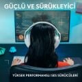 Logitech G321 Lightspeed Bluetooth Kablosuz Hafif Konforlu Mikrofonlu Oyuncu Kulaklığı - Beyaz