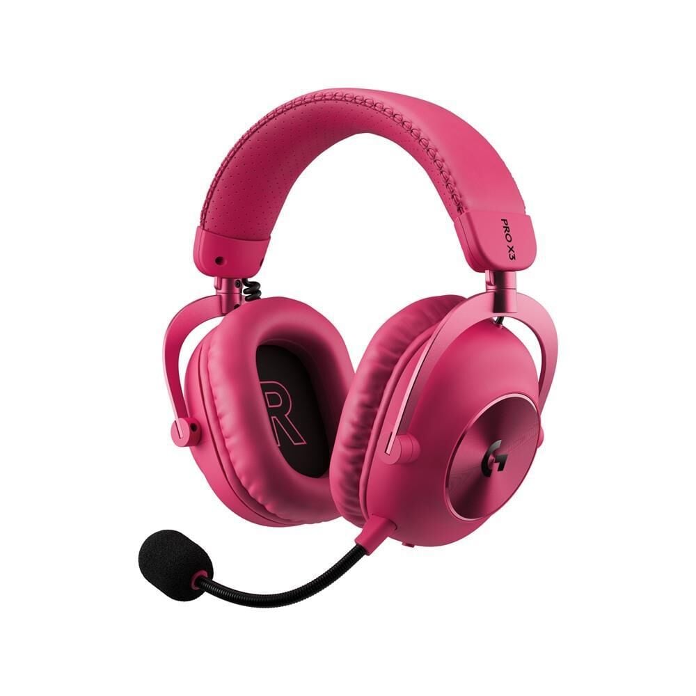 Logitech G Pro X3 Lightspeed Kablosuz Bluetooth Oyuncu Kulaklığı - Pembe