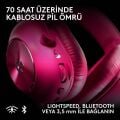Logitech G Pro X3 Lightspeed Kablosuz Bluetooth Oyuncu Kulaklığı - Pembe