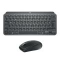 Logitech MX Keys Mini Minimalist Kablosuz Aydınlatmalı Klavye ve MX Anywhere 3 Kompakt Performans Mouse Seti, Siyah